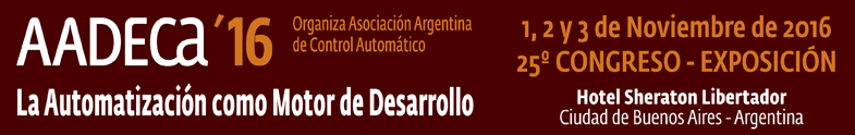 Logo AADECA´16 - Semana del Control Automático